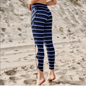 Free People FP Movement Striped High Rise 7/8 Gidget Leggings Tights